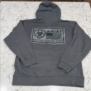Ariat Men's Charcoal Hoodie Sweater